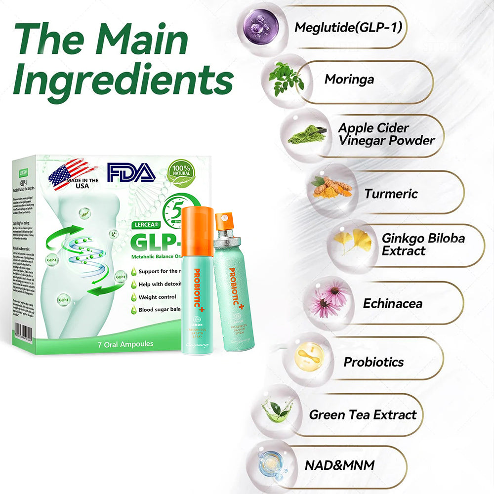 Zunafun® GLP-1 Slimming & Breath Fresh Spray | Appetite Control + Blood Sugar Balance + Fresh Breath