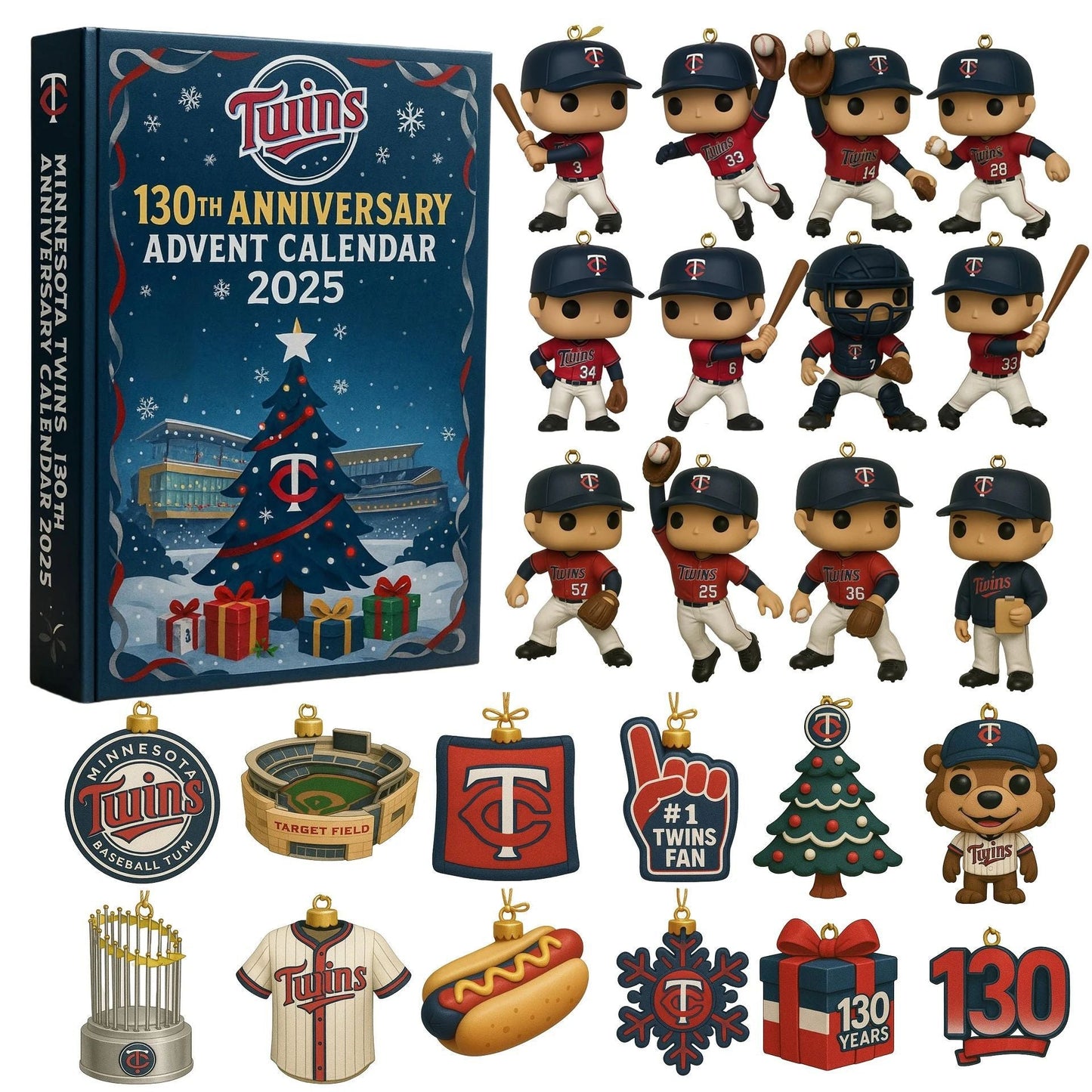 🔥Buy 2+ get free shipping🔥 2025 Officially Licensed MLB Team Collector’s Edition Advent Calendar