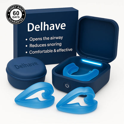 Delhave® The Quiet Anti-Snoring Mouthpiece Universal Size