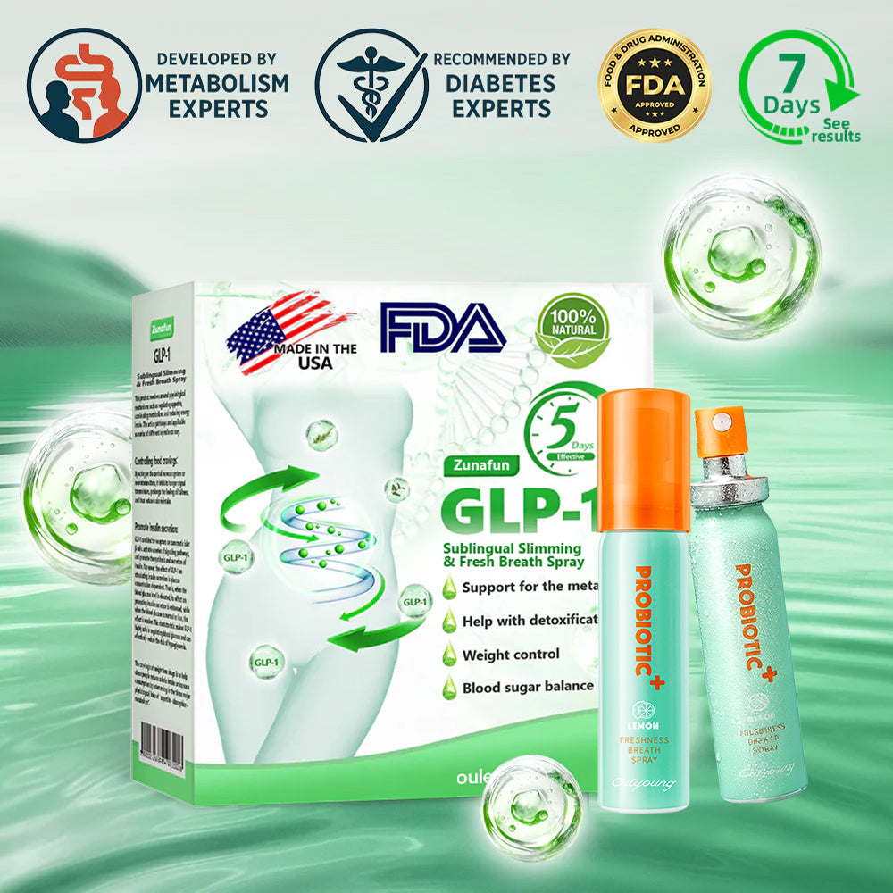 Zunafun® GLP-1 Slimming & Breath Fresh Spray | Appetite Control + Blood Sugar Balance + Fresh Breath