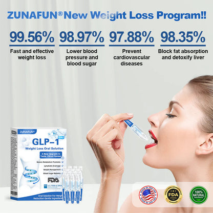 🏖️ZUNAFUN® GLP-1 Pro Weight Loss Oral Solution  7 days visible effect, no side effects, suitable for all age groups