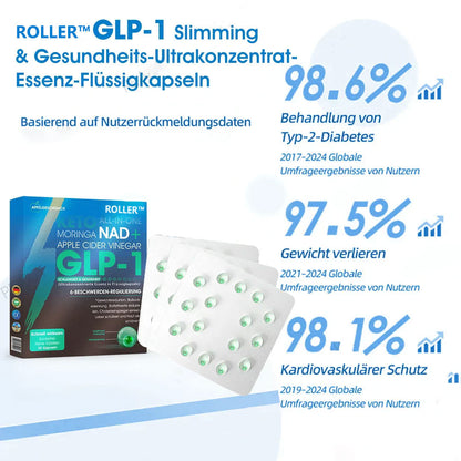 ROLLER™ GLP-1 Abnehm-Perlen – Mit NAD+, Moringa & Keto für schnelle, natürliche Ergebnisse.