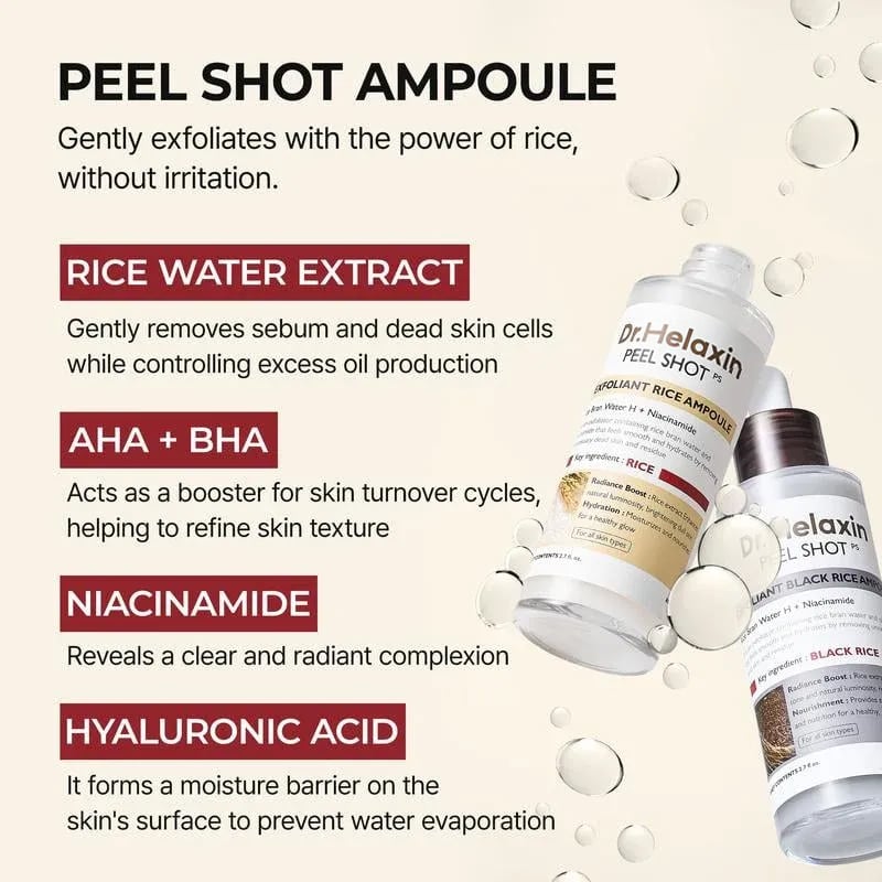 🏆Flash Sale⚡ 50K+ SOLD! Almost Gone-💥🔥Peel Shot Glow Rice Ampoule Duo