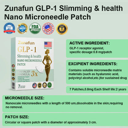 Zunafun® GLP-1 Nano-Microneedle Patch