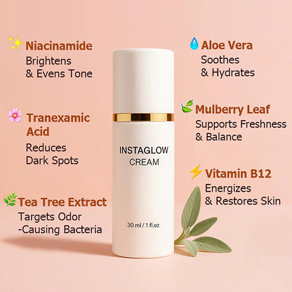 Niacinamide + Tea Tree Underarm Cream — Brightens Skin & Treats Odor at the Source