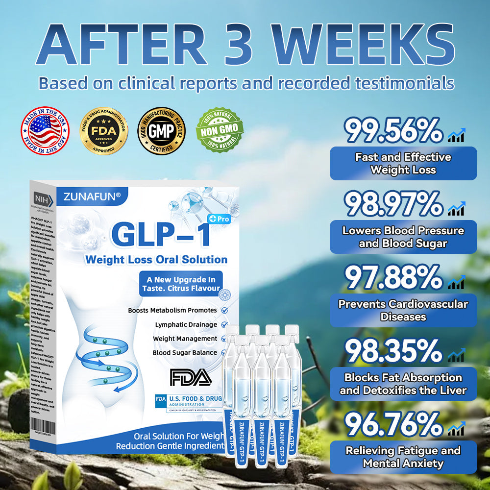 🏖️ZUNAFUN® GLP-1 Pro Weight Loss Oral Solution  7 days visible effect, no side effects, suitable for all age groups