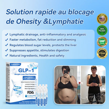 🏖️ZUNAFUN® GLP-1 Pro Weight Loss Oral Solution  7 days visible effect, no side effects, suitable for all age groups