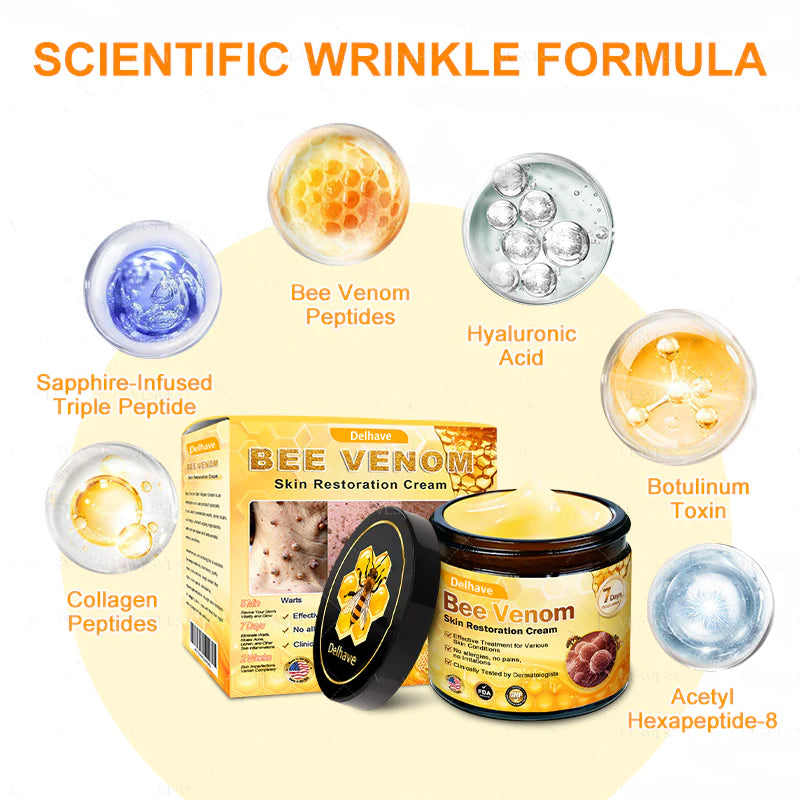 Made and Shipped from USA ✨ 𝐷𝑒𝑙ℎ𝑎𝑣𝑒® 𝐵𝑒𝑒 𝑉𝑒𝑛𝑜𝑚 & 𝑅𝑒𝑡𝑖𝑛𝑜𝑙 𝐶𝑜𝑚𝑝𝑙𝑒𝑥 𝑆𝑘𝑖𝑛 𝑅𝑒𝑠𝑡𝑜𝑟𝑎𝑡𝑖𝑜𝑛 𝐶𝑟𝑒𝑎𝑚🔥 LAST DAY 80% OFF 💎