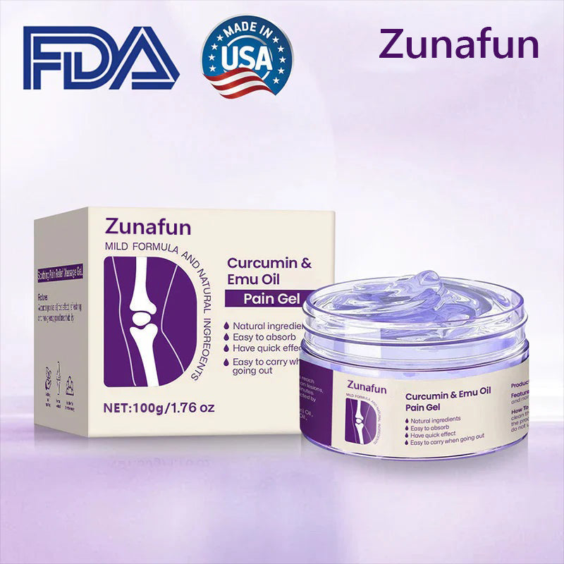 Zunafun™ Curcumin & Emu Oil Pain Gel – 🏥Backed by US Osteopathic Experts