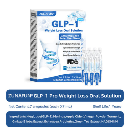 🏖️ZUNAFUN® GLP-1 Pro Weight Loss Oral Solution  7 days visible effect, no side effects, suitable for all age groups