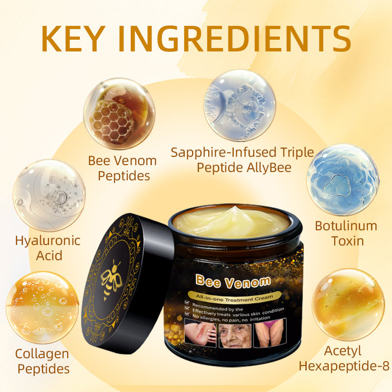 🔥FDA Approved:  Bee Venom Skin Restoration Cream — 🔥Limited Time 80% OFF🔥