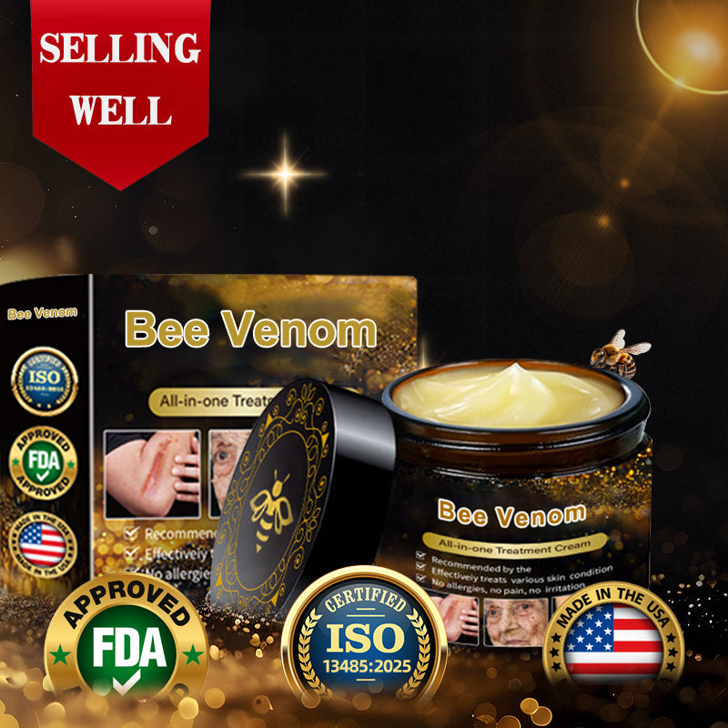 🔥FDA Approved:  Bee Venom Skin Restoration Cream — 🔥Limited Time 80% OFF🔥