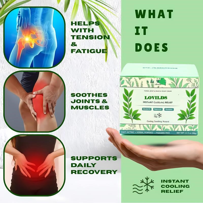 [Flash Sales] 3% Menthol PainRelief Balm-Cooling Soothing Ointment for Muscle Aches, Joint Discomfort, Headaches,and Minor Pains