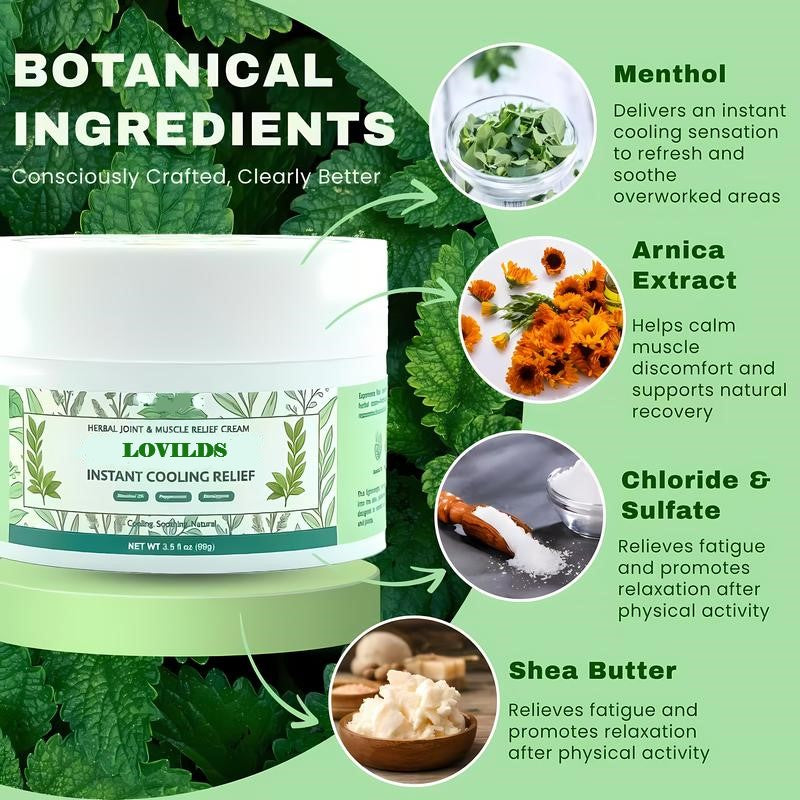 [Flash Sales] 3% Menthol PainRelief Balm-Cooling Soothing Ointment for Muscle Aches, Joint Discomfort, Headaches,and Minor Pains