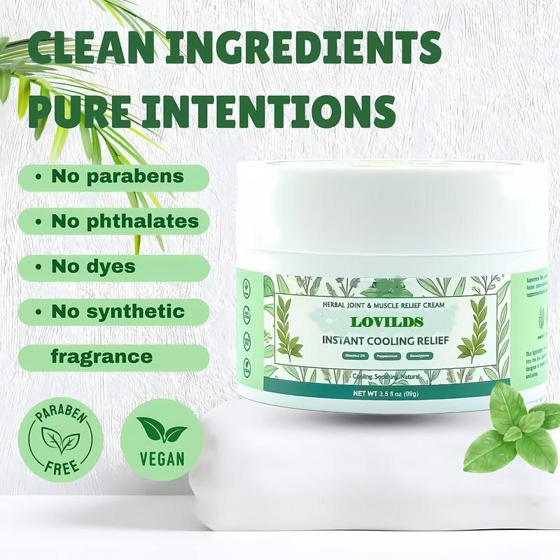 [Flash Sales] 3% Menthol PainRelief Balm-Cooling Soothing Ointment for Muscle Aches, Joint Discomfort, Headaches,and Minor Pains