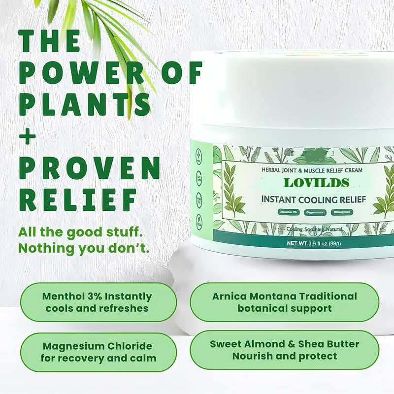 [Flash Sales] 3% Menthol PainRelief Balm-Cooling Soothing Ointment for Muscle Aches, Joint Discomfort, Headaches,and Minor Pains