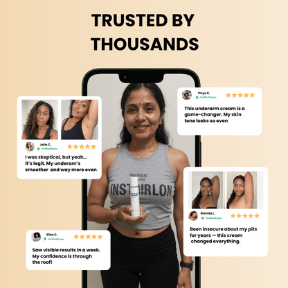 Niacinamide + Tea Tree Underarm Cream — Brightens Skin & Treats Odor at the Source