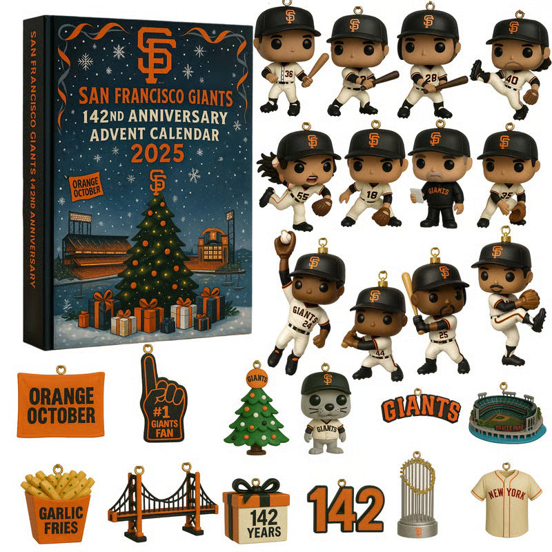 🔥Buy 2+ get free shipping🔥 2025 Officially Licensed MLB Team Collector’s Edition Advent Calendar